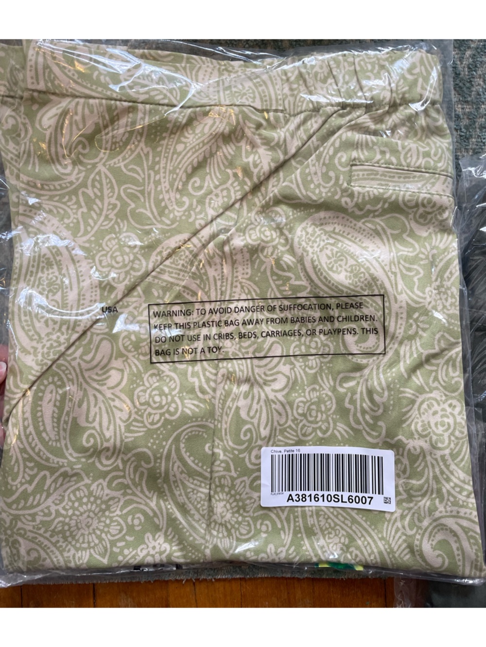 Issac Mizrahi Live! 24/7 Stretch Paisley Ankle Pants 16P NWT A381610 Petite 16